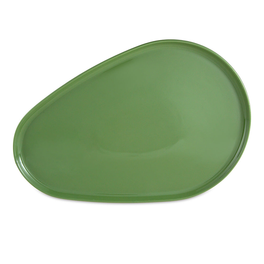 Jumbo Golf Line Club Yeşil Büyük Boy Servis Tabağı 33.5 cm - Styled