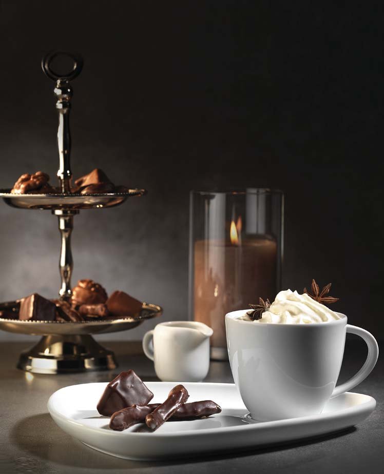 KUTAHYA PORCELAIN AGORA DOUBLE COFFEE CUP 160 cc.WITHOUT DECORATION - Styled