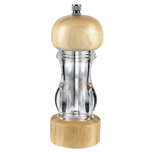 Groovy Wooden Pepper Mill