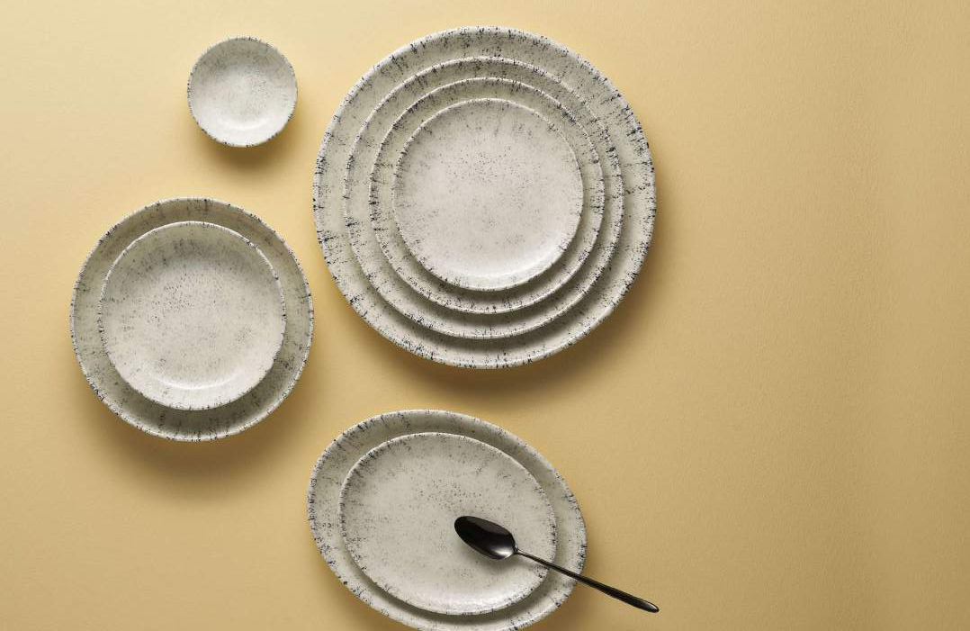 Porland Blizzard Gourmet Plate 27cm 6 pieces - Styled