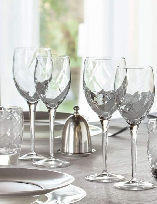 Porland Canaletto Red Wine Glass 280cc 4 Pieces - Styled