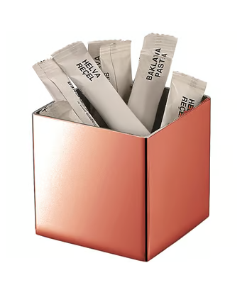 Groovy Square Stick Sugar Bowl Copper GRV-54-COPPER