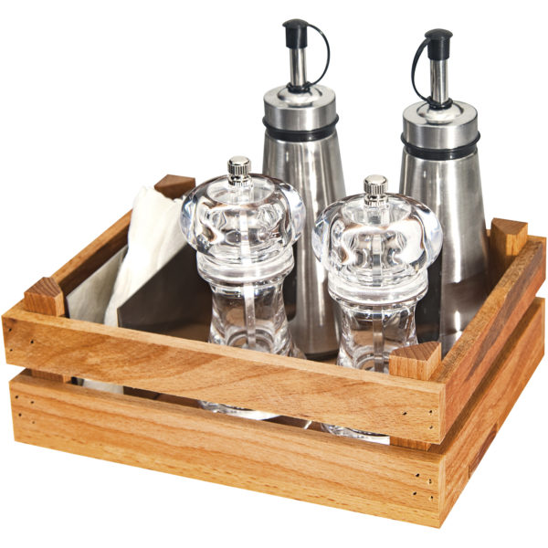 Groovy Wooden Case Set of Five