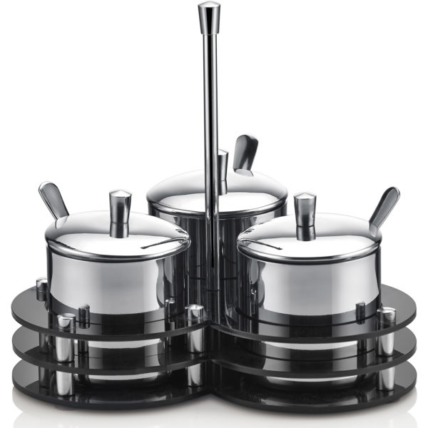 Groovy Triple Spice Set with Stand GRV-26