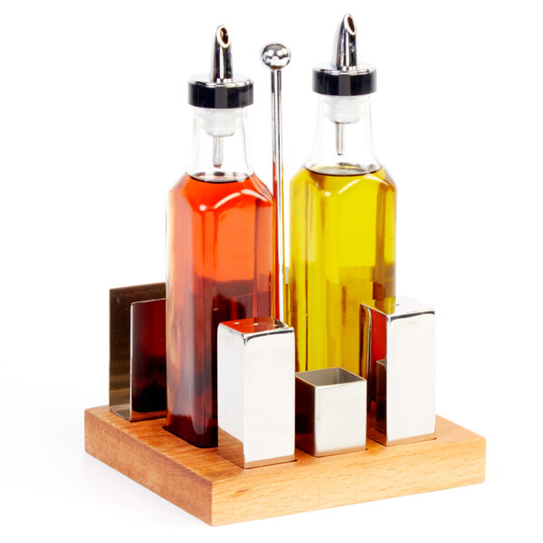 Groovy Oil and Salt Shaker Set Square