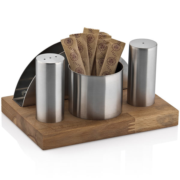 Groovy Quadruple Salt Shaker Set Glossy&Matte GRV-65