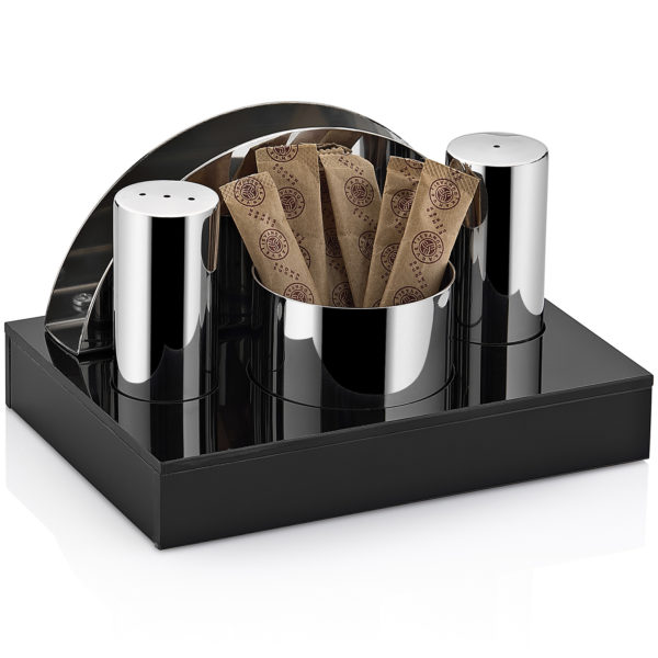 Groovy 4-Piece Round Salt Shaker Set Glossy & Matte GRV-66