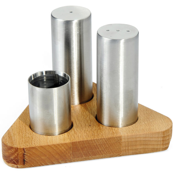 Groovy Triple Salt Shaker Set Glossy & Matte GRV-89