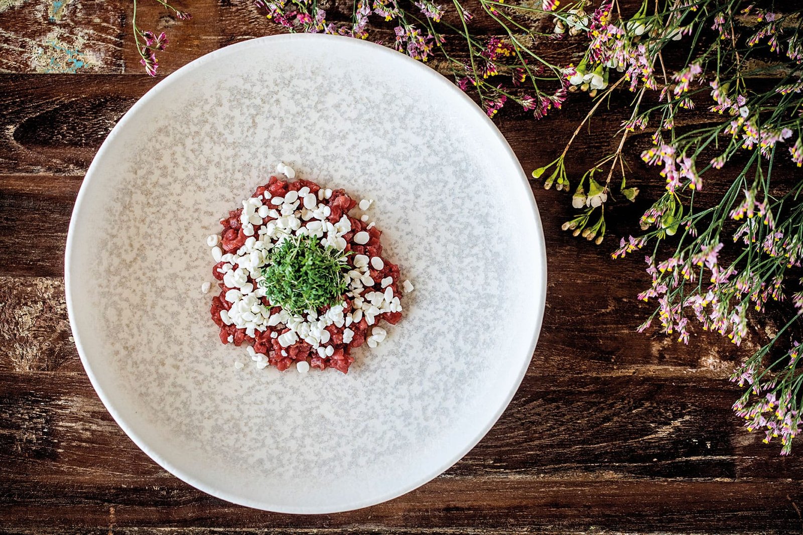 Lunar White 10cm Hygge bowl - Styled