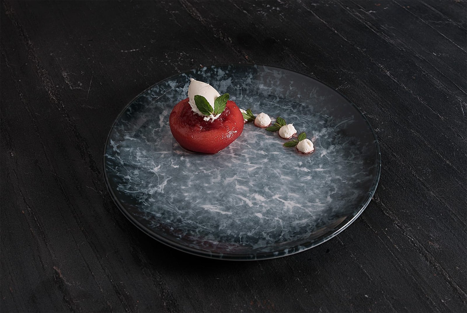 Sepia Gourmet Oval Plate 19*11 cm - Styled