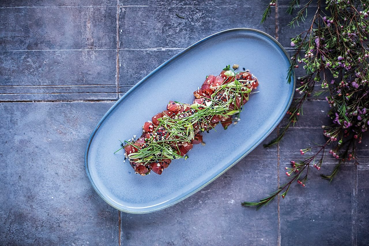 Sky Hygge 21cm Oval Dish - Styled