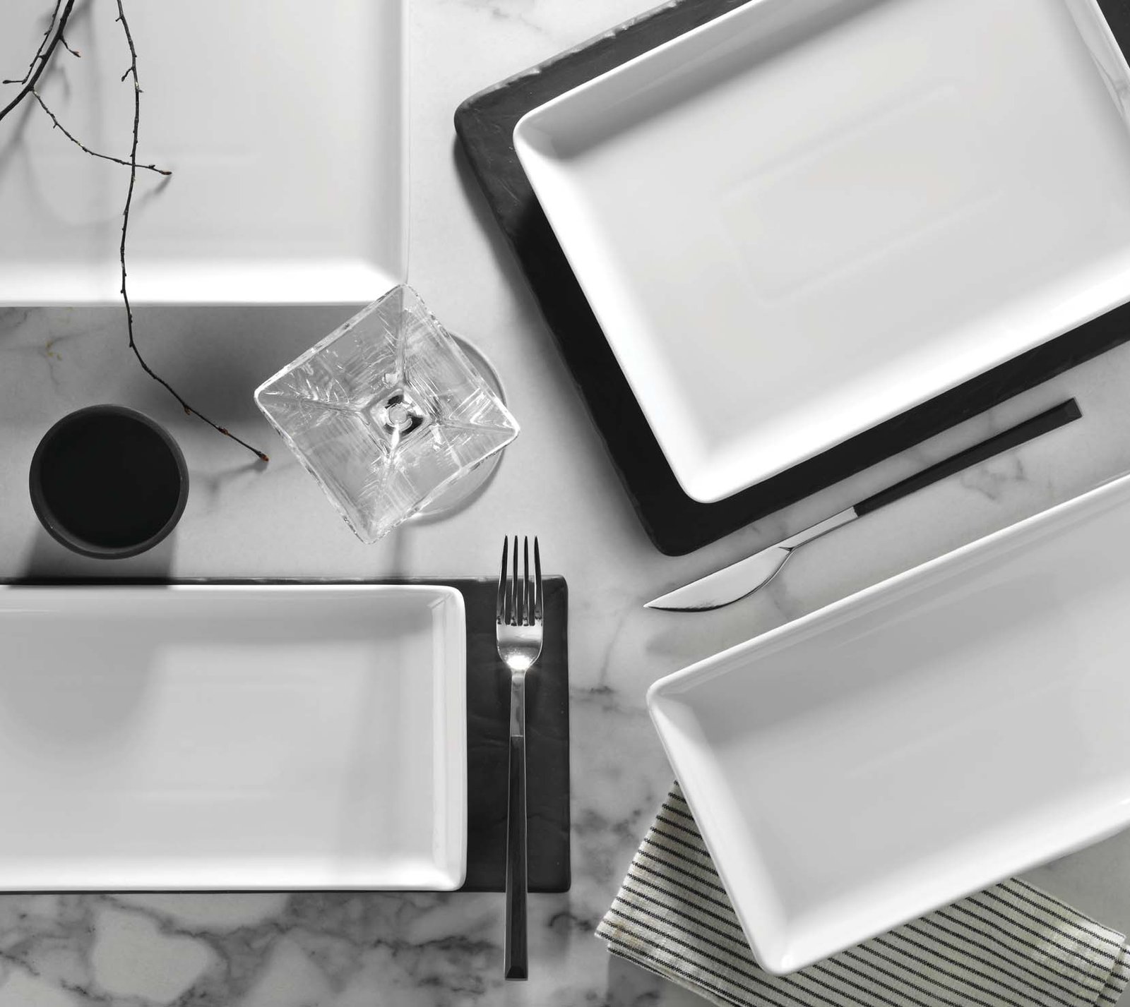 Kütahya Porcelain Bone Tan 19cm. Deep Plate - Styled