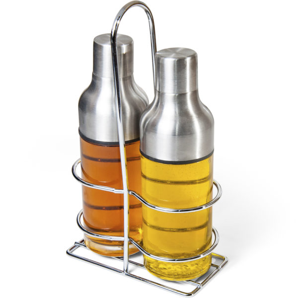 Groovy Wire Stand Double Oil Bottle Set