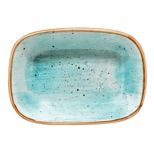 Bonna Aqua Gourmet Rectangular Plate 12*8.5 cm  120 cc 12 cm porcelain tableware