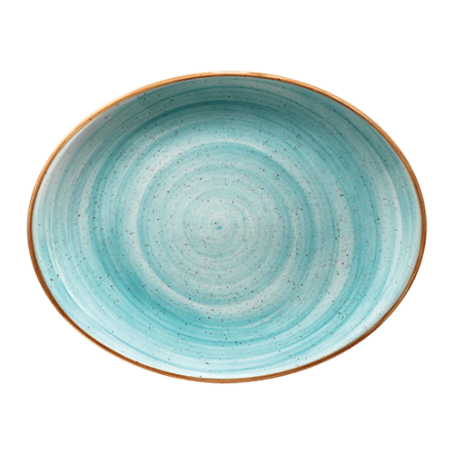 Bonna Aqua Moove Oval Plate 25 cm 25 cm porcelain tableware