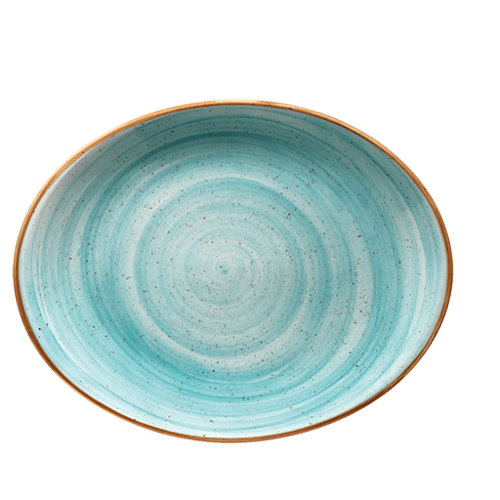 Bonna Aqua Moove Oval Plate 31*24 cm 31 cm porcelain tableware
