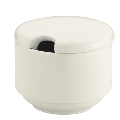 Bonna Banquet Mustard Jar 130 cc 0 cm porcelain tableware