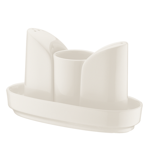 Bonna Banquet Yonca Salt Shaker Saucer 13 cm 13 cm porcelain tableware