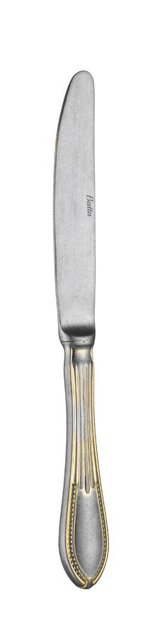 Batta 6000 Gold Retro 12 Person 84 Piece Cutlery Set - Styled