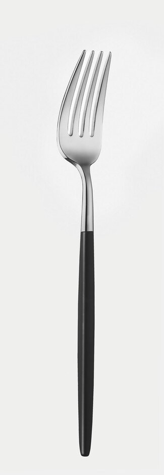 Batta Washabi Series Black Shiny 1 Person 3 Piece Dessert Cutlery Set - Styled