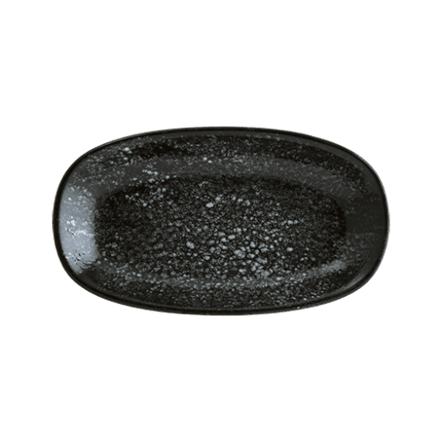Bonna Cosmos Black Gourmet Oval Plate 19*11 cm  200 cc 19 cm porcelain tableware