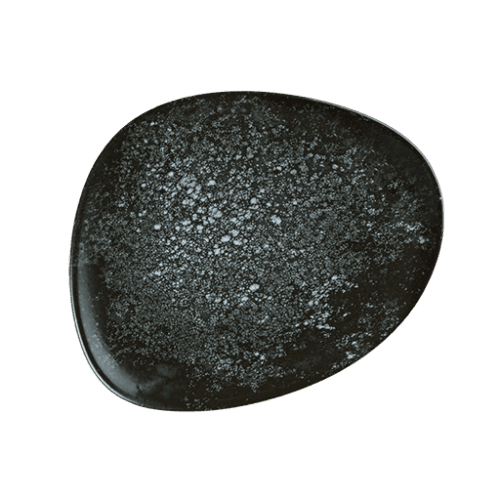 Bonna Cosmos Black Vago Flat Plate 24 cm 24 cm porcelain tableware