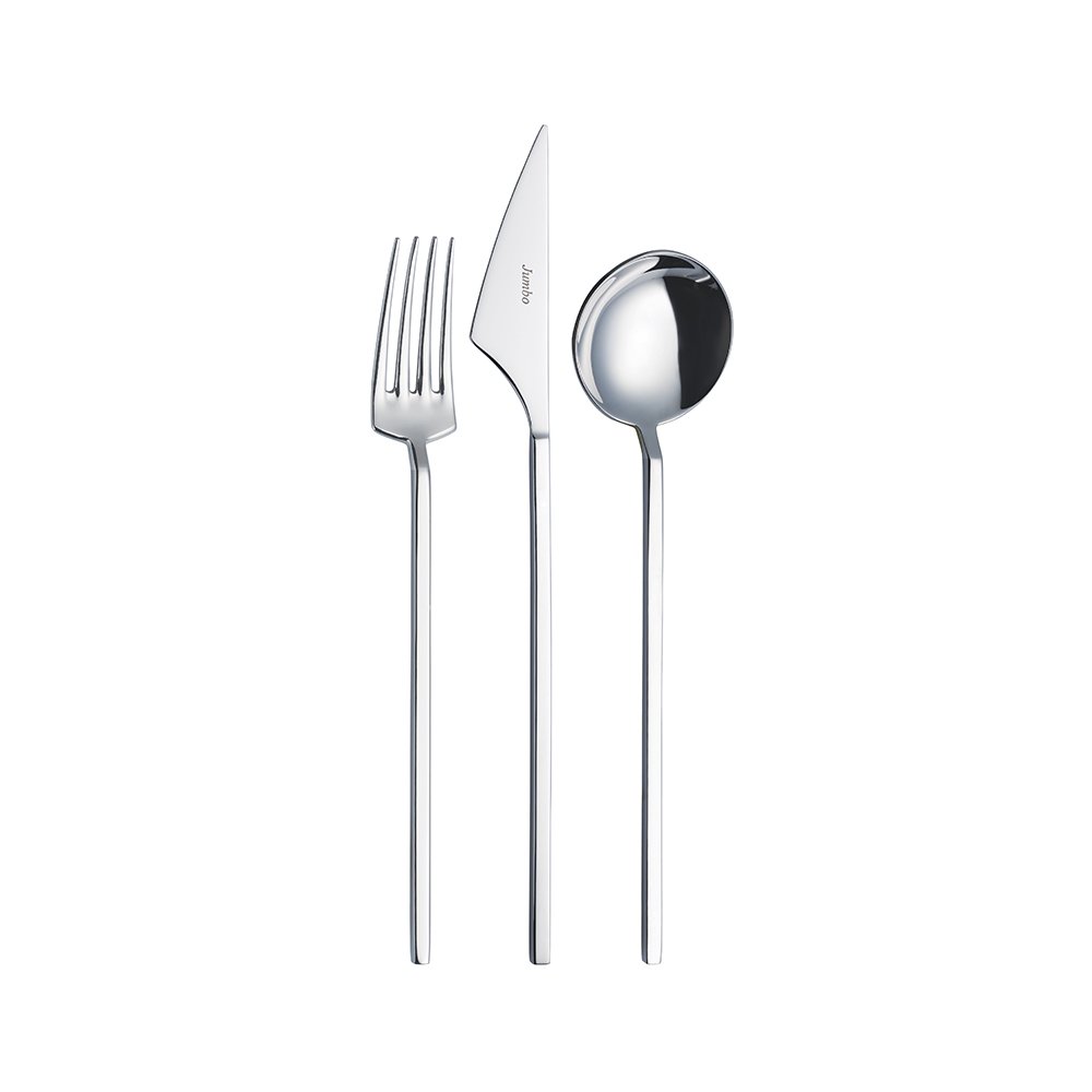 Jumbo 9100 84 Piece Cutlery Set for 12 People - Styled