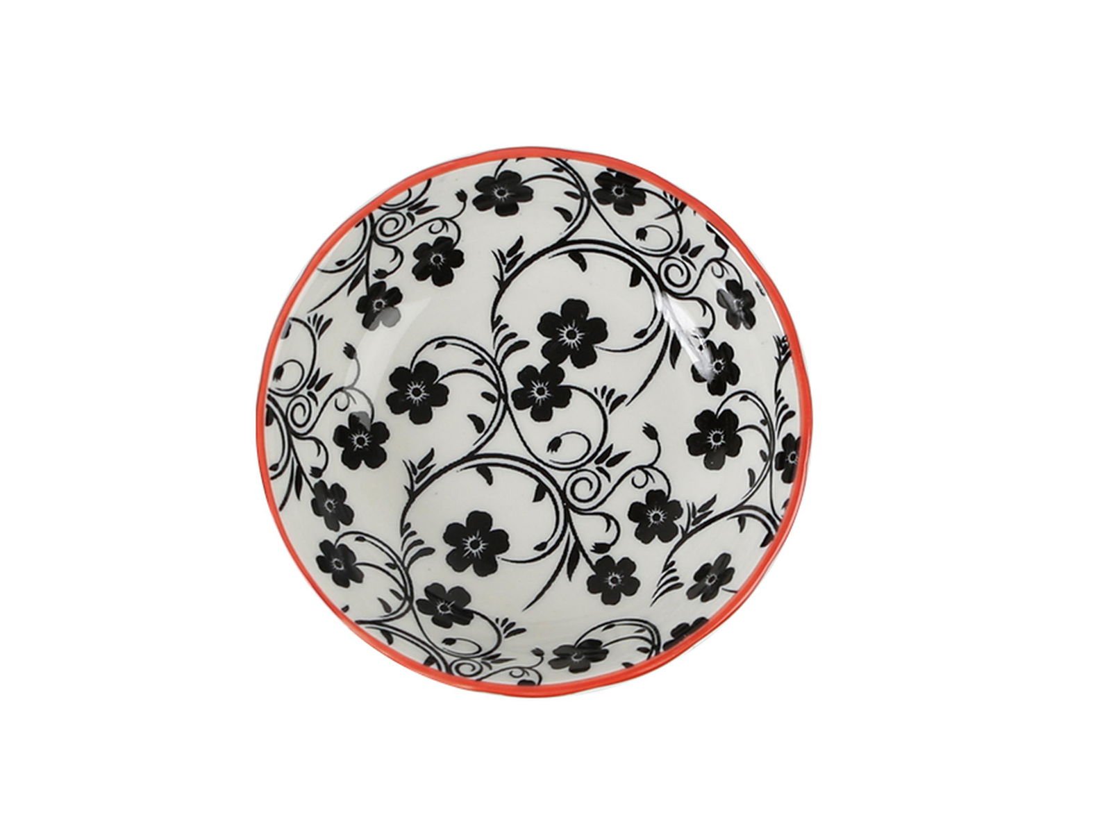 Porland Mix&Match Black Bowl 9cm 12 Pieces - Styled