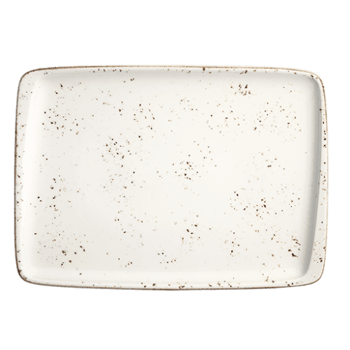 Bonna Grain Moove Rectangular Plate 23*16 cm 23 cm porcelain tableware
