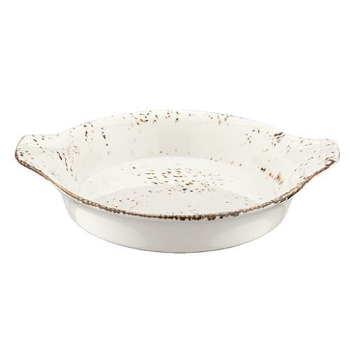 Bonna Grain Optiva Round Eared Dish 20 cm  800 cc 20 cm porcelain tableware