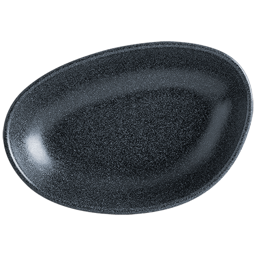 Bonna Graphite Vago Oval Plate 15*8.5 cm  140 cc 15 cm porcelain tableware