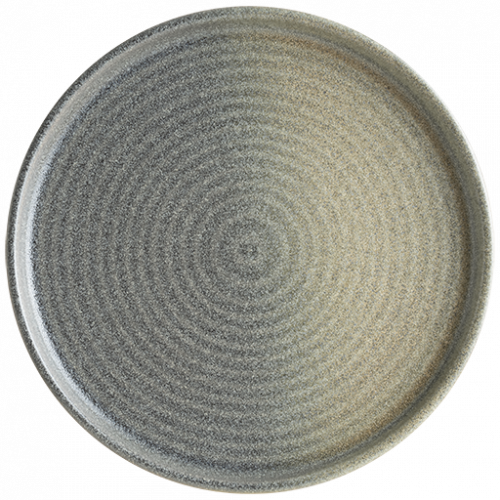 Bonna Hornfels Ripple Flat Plate 21 cm 21 cm porcelain tableware
