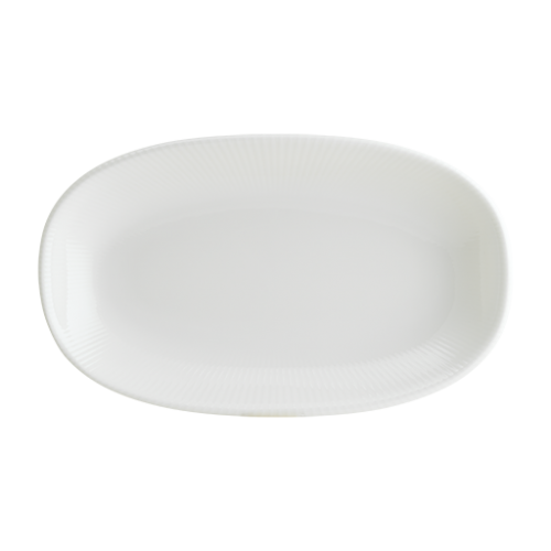 Bonna Iris White Gourmet Oval Plate 15*8.5 cm  95 cc 15 cm porcelain tableware
