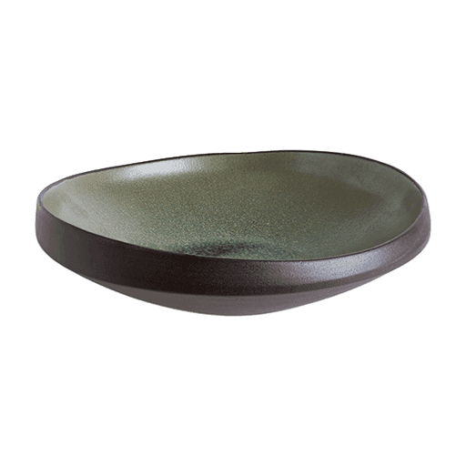 Bonna Lagoon Olive Deep Plate 21 cm * 21 cm porcelain tableware