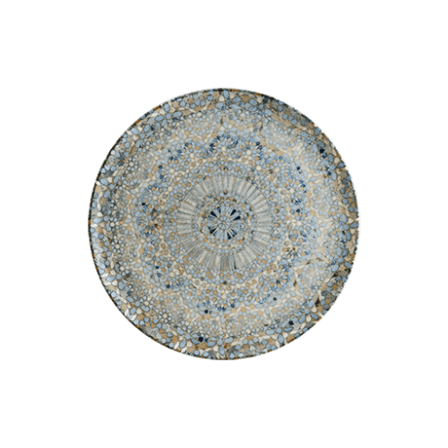 Bonna Luca Mosaic  Gourmet Flat Plate 32 cm 32 cm porcelain tableware