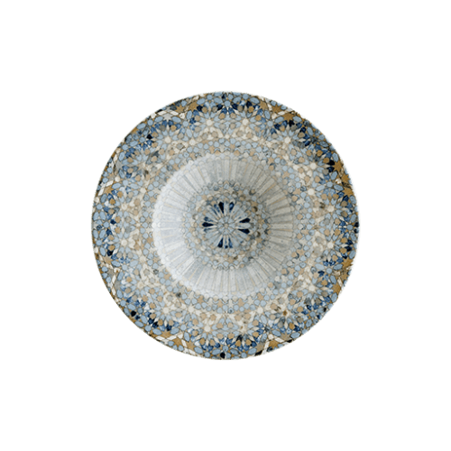 Bonna Luca Mosaic Matt Banquet Deep Plate 28 cm 400 cc 28 cm porcelain tableware