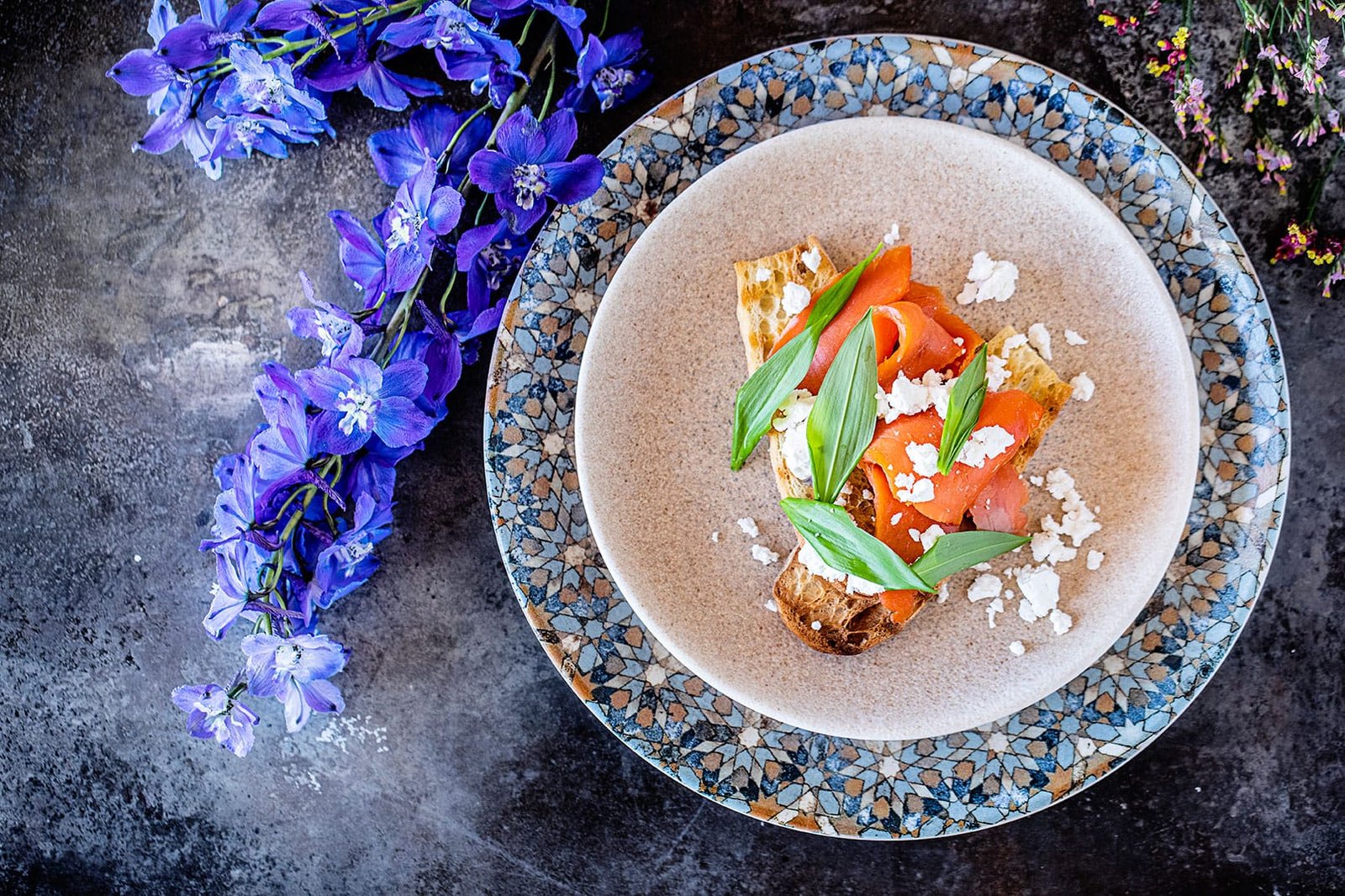 Luca Mozaik Rita Degustation Plate 11 cm - Styled