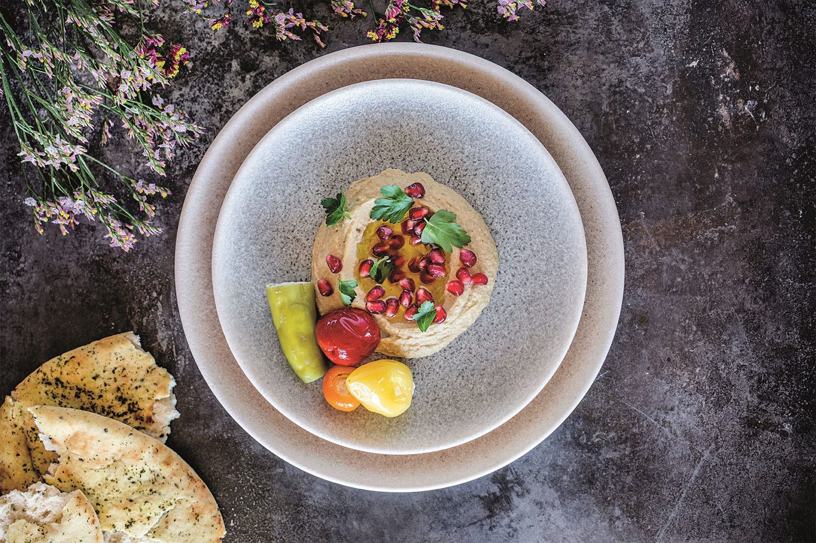 Bonna Luca Ocean Gourmet Flat Plate 21 cm 21 cm porcelain tableware