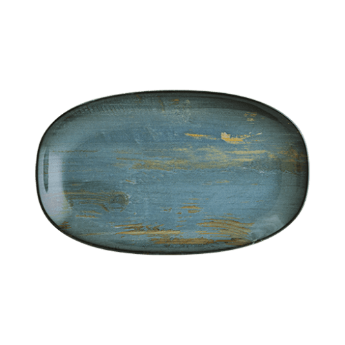 Bonna Madera Blue Gourmet Oval Plate 29*17 cm  700 cc 29 cm porcelain tableware