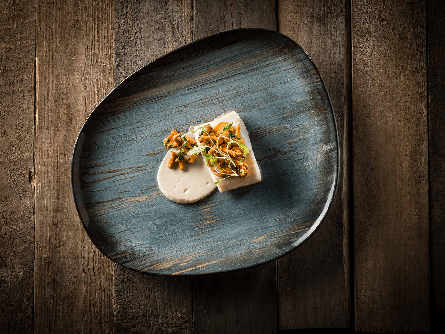 Bonna Madera Mint Gourmet Flat Plate 27 cm 27 cm porcelain tableware