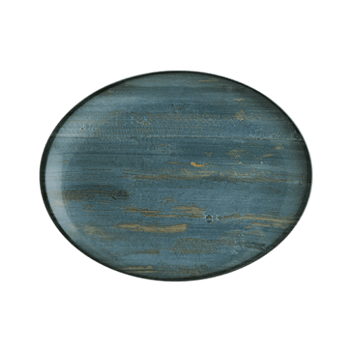 Bonna Madera Mint Moove Oval Plate 36*28 cm 36 cm porcelain tableware