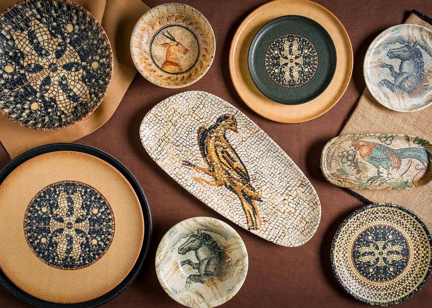 Mesopotamia Pajaro Vago Oval Plate 15x8.5 cm  130 cc - Styled