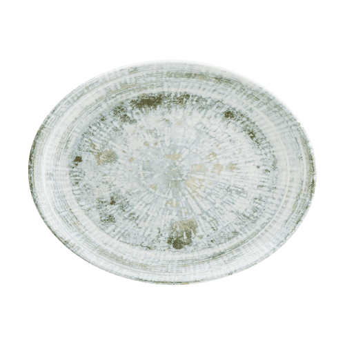 Bonna Odette Olive Moove Oval Plate 31*24 cm 31 cm porcelain tableware