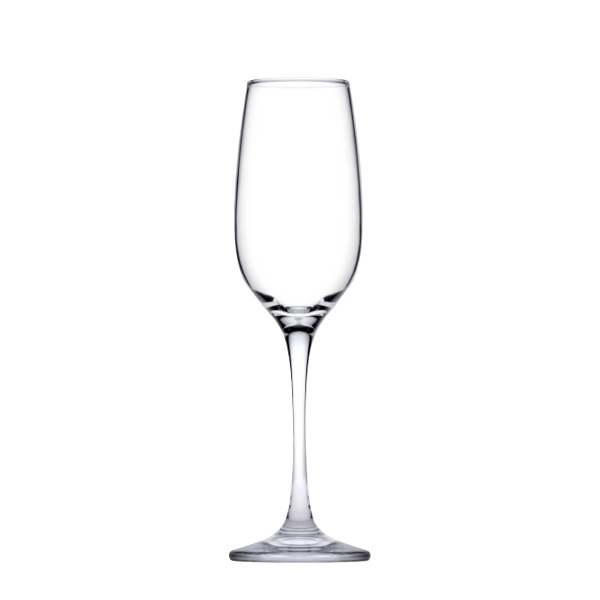 Pasabahce Amber Flute Goblet 200cc tempered glass