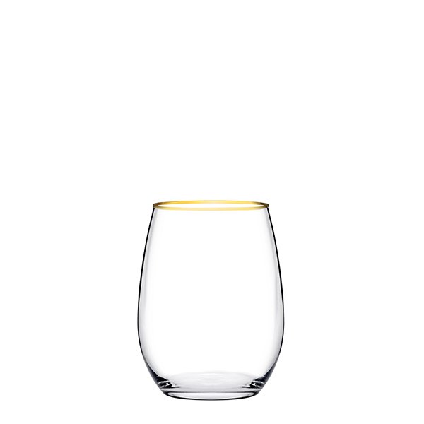 Pasabahce Amber Large Stemmed Goblet 570cc tempered glass