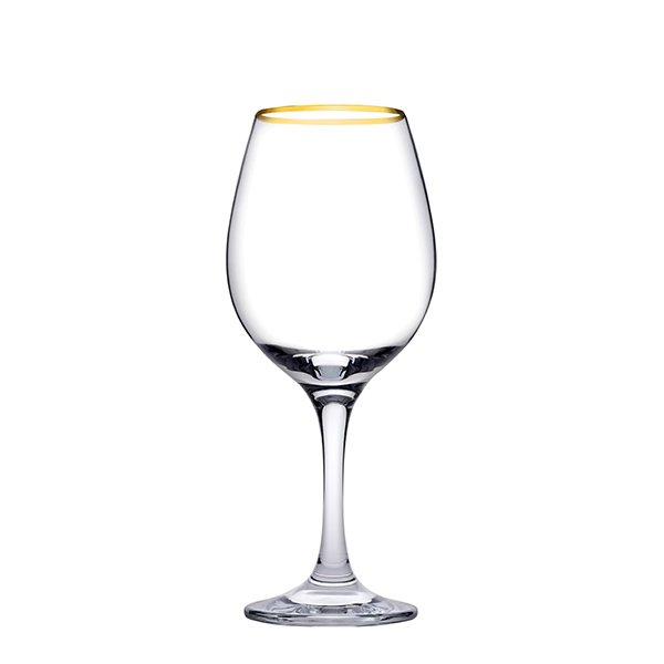 Pasabahce Amber Large Stemmed Goblet 365cc tempered glass
