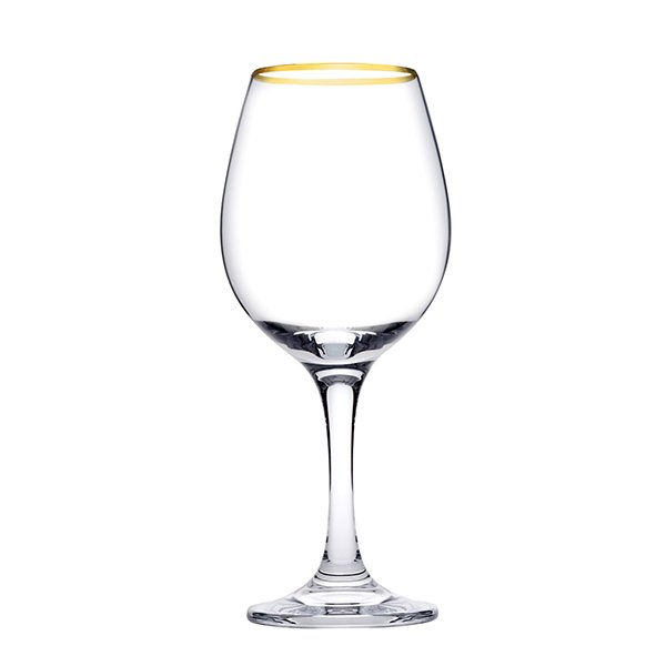 Pasabahce Amber Large Stemmed Goblet 460cc tempered glass