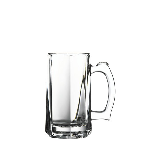Pasabahce Basic Handled Glass Mug 340cc tempered glass