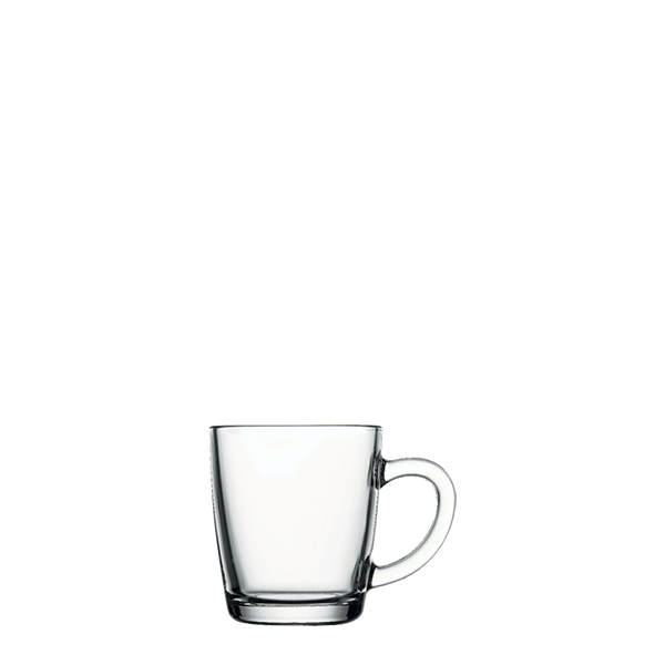 Pasabahce Basic Handled Glass Mug 340cc - Styled
