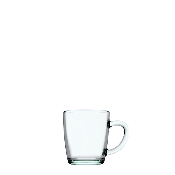 Pasabahce Basic Handled Glass Mug 340cc tempered glass